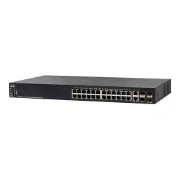 Cisco 550X Series SG550X-24 - Commutateur - C3 - Géré - 24 x 10 - 100 - 1000 + 2 x SFP+ 10 Go (l... (SG550X-24-K9-EU-RF)_1